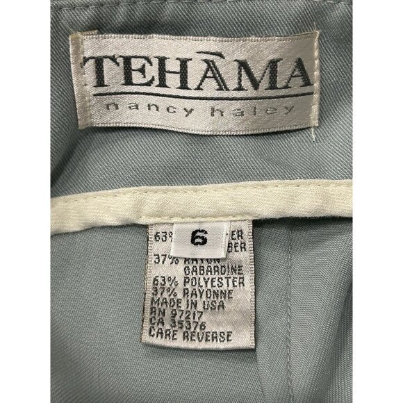 Tehama Womens Light Gray High-Waisted Pleated Shorts Size 6 Minimalist Chic - Picture 5 of 10